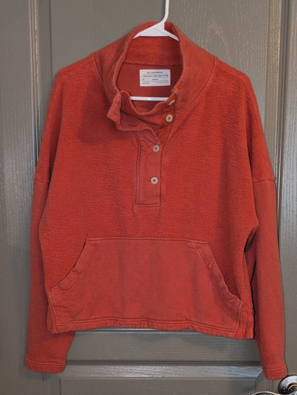 Cooperative Cozy Pullover in Red